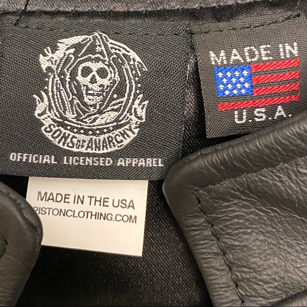 Official Sons of Anarchy Leather Jacket - Picture 6 of 8